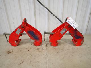 (2) 2012 PTA 3-Ton Beam Clamps. PN TM0452