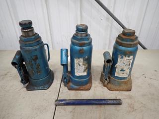 Qty Of (3) Westward 12-Ton Bottle Jacks