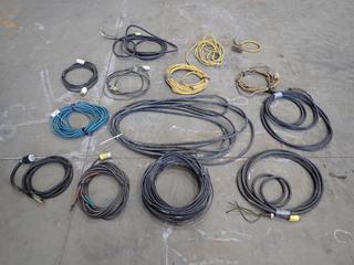 Qty Of Assorted Extension Cords *Note: Some Ends Missing*