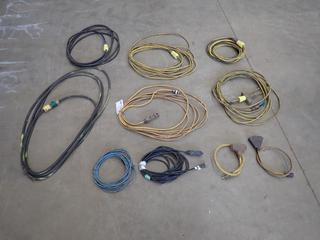 Qty Of Assorted Heavy Duty Extension Cords