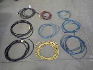 Qty Of Assorted Extension Cords