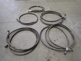 Qty Of 3/4in 150PSI Hydraulic Hose C/w Match Mate 1/2in 5000PSI Hydraulic Hose