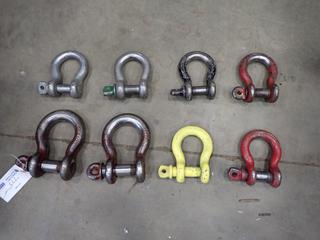 Qty Of Assorted Crosby Shackles