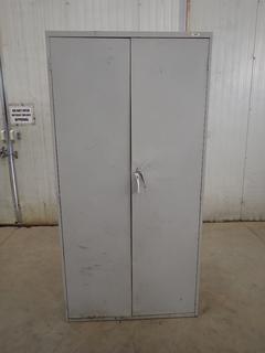 3ft X 18in X 6ft Staples 2-Door Storage Cabinet