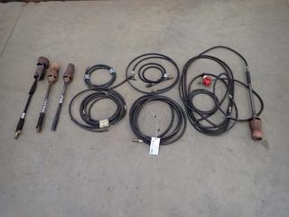 Qty Of Assorted Propane Hose, Tiger Torches And (1) Regulator