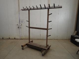 52in X 3ft X 80in Custom Built Steel Storage Rack