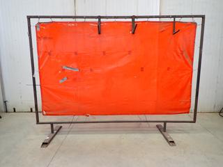 126in X 80in Welding Screen w/ 90in Overall Height