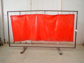 153in X 80in Welding Screen w/ 89in Overall Height