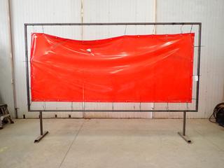 151in X 77in Welding Curtain w/ 102in Overall Height