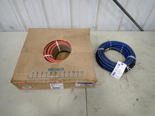 Best Weld 1/4in X 100ft Oxy/Acetylene Hose C/w Hyper Flex 3/8in 300PSI Air Hose *Unused*