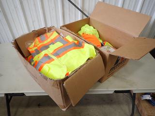 Qty Of Assorted Safety Vests, Shirts And Reflective Stripes