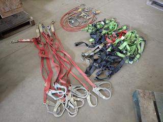 Qty Of Assorted Harnesses C/w Cable Anchor Slings And Lanyards