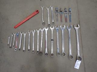 Qty Of Assorted 1/2in - 1 7/16 Wrenches