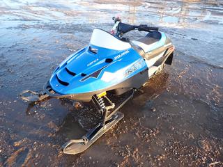 2014 Polaris Indy 120 PRO R Snowmobile C/w Fuji Model 120477 Gas Engine. VIN SN1WB1AS6EC001246