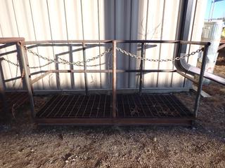 94in X 3ft X 4ft 2-Section Bottle Storage Rack