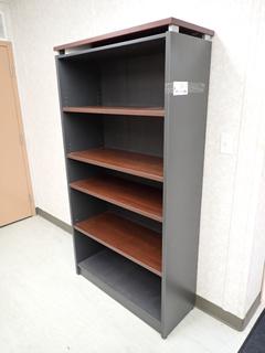 38in X 15in X 6ft 5-Shelf Bookcase