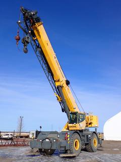 2008 Grove RT700E 4X4X4 Rough Terrain Crane C/w Cummins 6.7L 240Hp Diesel, 110Ft 4-Section Boom w 33Ft Swingout Extension, Rooster Sheave, Anti Two-Block System, PAT Iflex5 LMI, Hyd. Outriggers And 29.5-25 Tires. Showing 6140hrs. S/N 229690