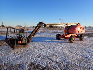 2007 JLG Model 460SJ 500lb Cap. Man Lift C/w 48ft Max Platform Height, 40.5ft Max Reach, Deutz Model D2011L03 Diesel Engine And 12-16.5NHF Tires. Showing 4420hrs. SN 0300114547