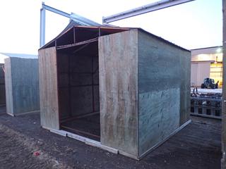 12ft X 12ft X 116in Steel Frame Storage Shed