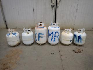 Qty Of (4) 20lb And (2) 25lb Propane Tanks *Note: May Require Recertification*