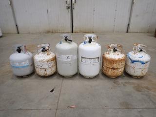 Qty Of (4) 20lb And (2) 25lb Propane Tanks *Note: May Require Recertification*