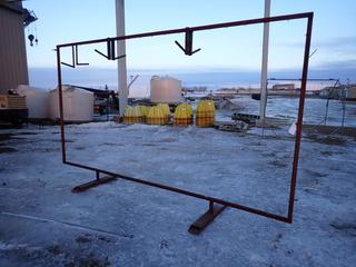 153in X 89in Steel Welding Screen Frame