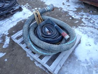 (1) 3in Discharge Hose C/w (1) Tank Truck Suction Hose