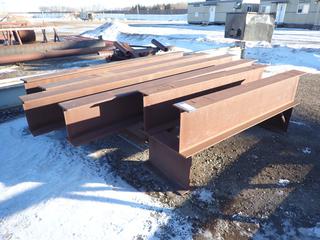 Qty Of (3) 122in X 8in X 14in, (1) 136in X 8in X 14in And (2) 81in X 7in X 14in I-Beams