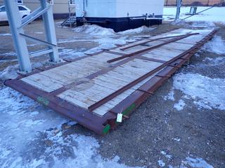 40ft X 8ft Rig Mat *Note: Railside Bent, One Side Requires Welding*