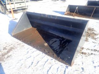 Bobcat 100in Skid Steer Snow Bucket. SN 6727787