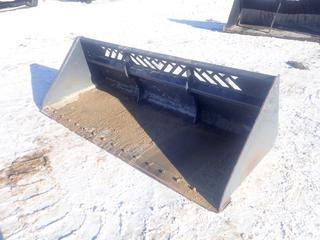 Virnig 8ft Skid Steer Snow Bucket. SN 150813