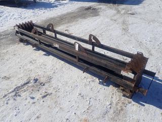 Ditch Witch 10ft Drilling Rod Cage c/w (10) New Drill Rod.