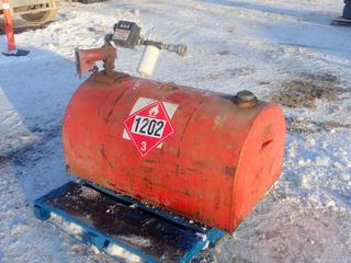 48in X 28in X 30in Westeel Fuel Tank C/w Fill-Rite 12VDC Pump And Fill-Rite Meter *Note: Pump Missing Cover, Working Condition Unknown*