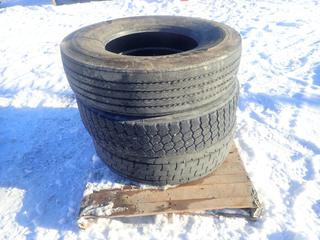 (1) Michelin XZA3 11R22.5 Tire C/w (1) Michelin X 11R22.5 Tire And (1) Continental HDW2 11R22.5 Tire