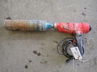 Blue Rock Tools Model 4"Z-1 110V 4in Coring Drill w/ Leveler C/w 4in Coring Bit. SN 266381
