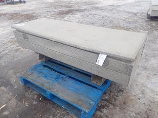 5ft X 24in X 16in Checkerplate Fuel Tank C/w Fuel Pump, Hose And Nozzle
