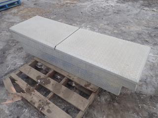 5ft X 20in X 15in Delta Checkerplate Storage Box C/w Contents