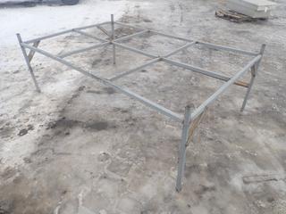 87in X 56 1/2in X 27in Metal Frame