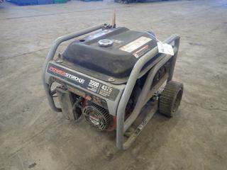 Power Stroke 120V Single Phase 3500W Gas Generator C/w Power Stroke 212cc Engine. SN DBR2680224 *Note: Running Condition Unknown*