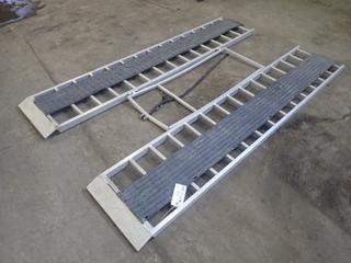 87in X 55in Folding Loading Ramp *Note: Some Rungs Broken In Middle*