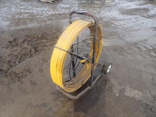 Qty Of Rodder C/w Cable Reel Stand *Note: Length Unknown*