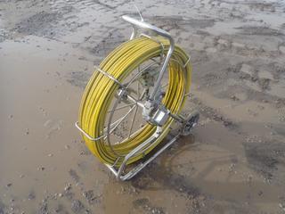 Qty Of Rodder C/w Cable Reel Stand *Note: Length Unknown*