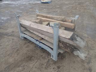 Doka 2420lb Max Load Cap. Stacking Pallet C/w Qty Of Dunnage
