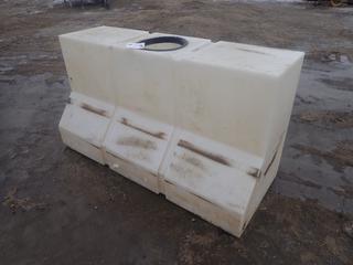 66 1/2in X 26in X 3ft Water Tank *Note: Missing Lid*