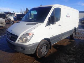 2012 Mercedes Benz Sprinter 2500 Cargo Van C/w Diesel Engine, A/T And LT245/75 R16 Tires, Showing 251,743Kms. VIN WD3BE7CC0C5663241 *Note: Windshield Damaged*