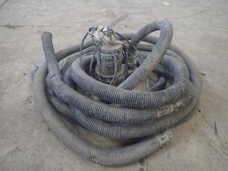 Mastercraft 115V 1in Submersible Pump C/w Qty Of Hose