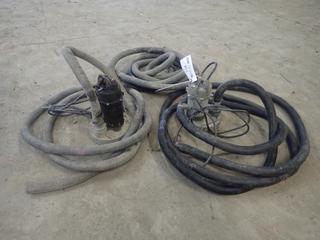 Burcam Model 300508Z 115V 1in Submersible Pump C/w Everbilt 1in Submersible Pump And Qty Of Hose