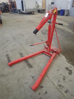 2-Ton Hydraulic Engine Hoist w/ 8-Ton Long Ram Jack