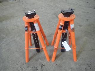 (2) Strong Arm 10-Ton Adjustable Vehicle Safety Stands