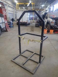 Hennessey Welding 1200lb Cap. Lifting Basket C/w Ratchet Strap